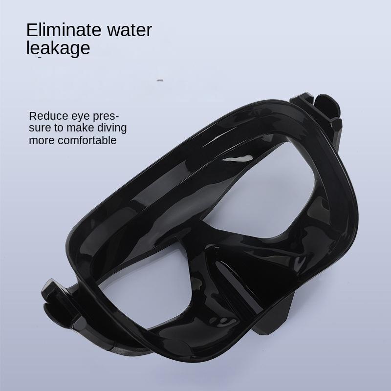 WAVE Anti-Fog Diving Mask Low Volume Freediving Mask Scuba Snorkeling Gear for Adults
