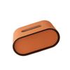 Elegant Oval Tissue Box Cover, Premium Leather Material, Multi Color Options, Simple and High End Design for Living Room, Tabletop