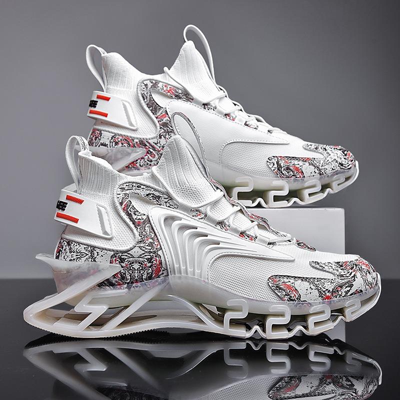 Men's Large Blade Running Shoes, Casual Running, Summer Breathable Sports Shoes