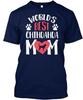 Trendsetting Worlds Best Chihuahua Mom World's T Shirt Made In USA Size S To 5XL