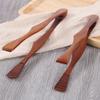 Wooden Clip Cooking Kitchen Tongs Food Bbq Tool Salad Bacon Steak Bread Cake