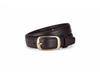 Trendy Women's Leather Belt with Sleek Pin Buckle - Versatile and Elegant