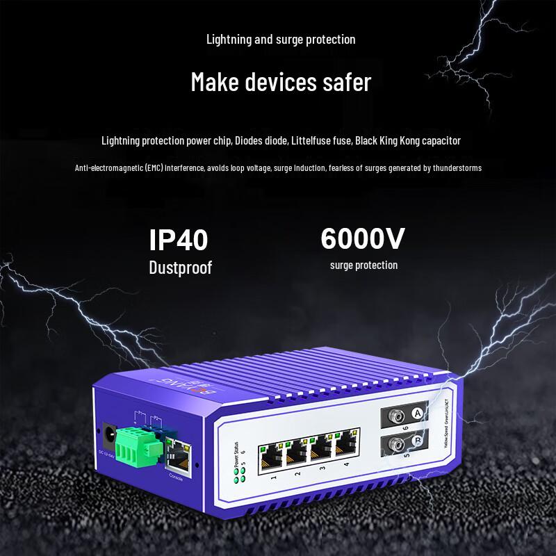 Boyang Industrial Gigabit Fiber Optic Transceiver