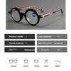 Women's glasses, retro round small frame glasses for men and women
