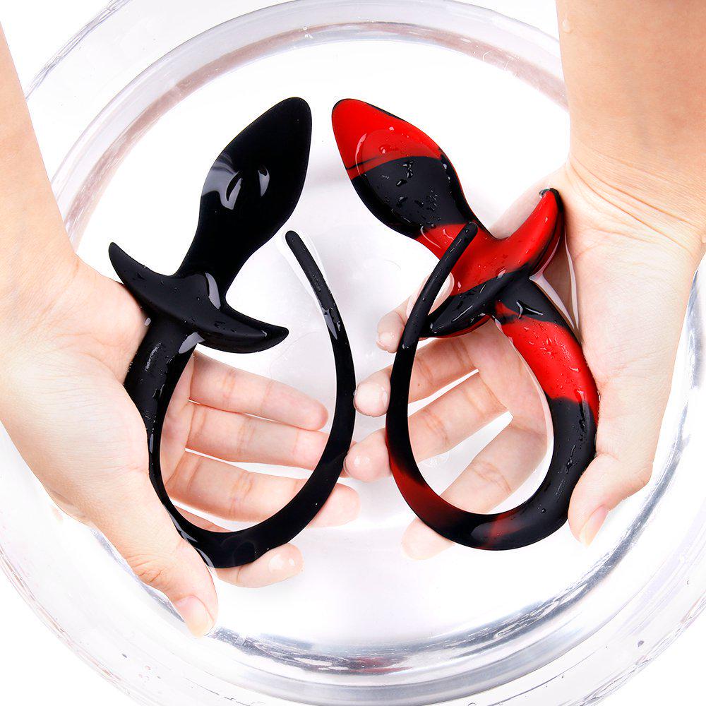 MoDi Women Sex Toys Faux Dog Tail Butt Anal Plug Liquid Silicone Sexy Romance Adult Game Toy