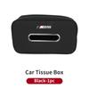 New Car Seatback Tissue Box Armrest Paper Napkin Storage Bag Accessories For BMW Performance X1 X3 X5 E39 E46 E90 F20 E60 F