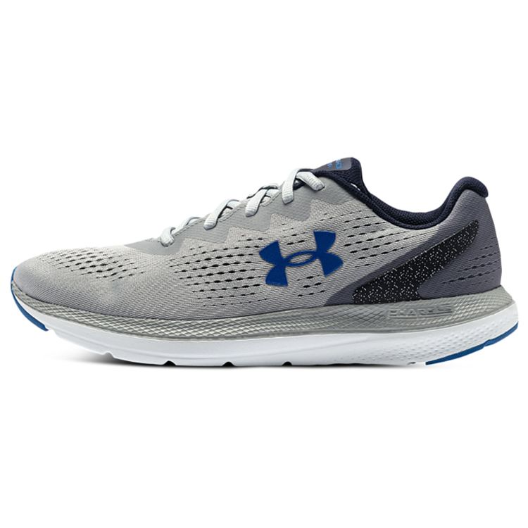 Under Armour Charged Comfortable Fabric Low-Top Casual Running Shoes Men Sneaker Gray 3024136-109