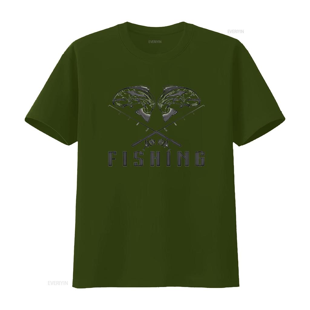 FISHING Cool Womens T Shirt White vintage Washed Versatile graphic Soft Stretched Slightly Stylish designer clothes homme