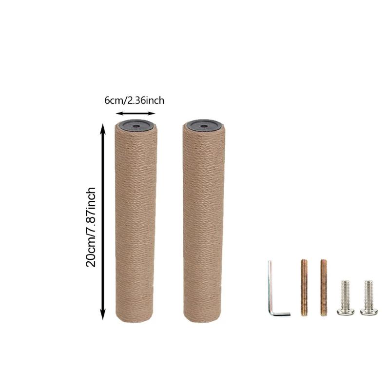 

2Pcs Cat Scratch Pole, Diy Accessories For Cat Climbing Frame, Suitable For Cat Climbing Frame Or Replacing Old And Damaged Cat A1