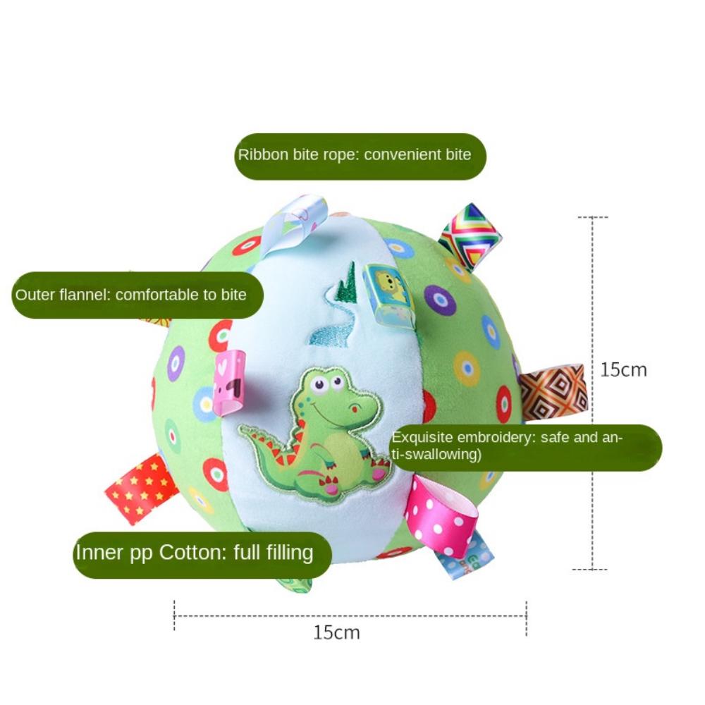 With Bells Plush Baby Vocal Toy Ball Dog Dog Chew Sounding Plush Ball Aggressive Chewers