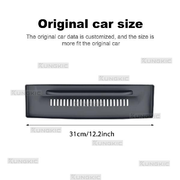 For Ford Ranger T9 2022 2023 2024 2025 Dashboard Storage Tray Car Interior Accessories Central Control Screen Rear Storage Pad