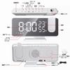DWCQR™ Digital Clock, Multifunctional Clock, Alarm Clock, LED Projection Clock, Snooze, Clock Radio, Table Clock, Wall/Ceiling Mirror, Temperature/Hum