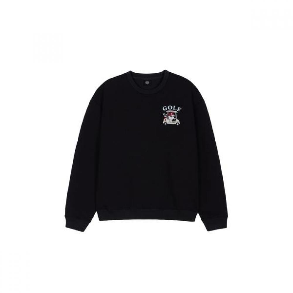 Swagcart Crewneck Sweatshirt For Men Black L