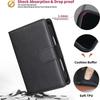 Litchi Texture RFID Anti-Theft PU Leather Wallet Phone Case For iPhone Duo