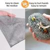 6pcs Household Magic Cleaning Cloth, Home Cleaning Rags, Thicken Kitchen Dish Pot Washdishing Cloths Non-Stick Towel Clean Tools