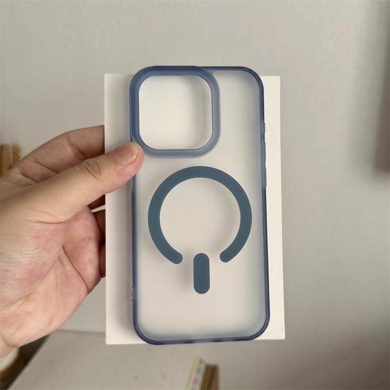 Dopamine applicable IPhone 16 Phone Case Magnetically Absorbed Apple 15 ProMax Matte Skin Feeling Two In One Protection Case