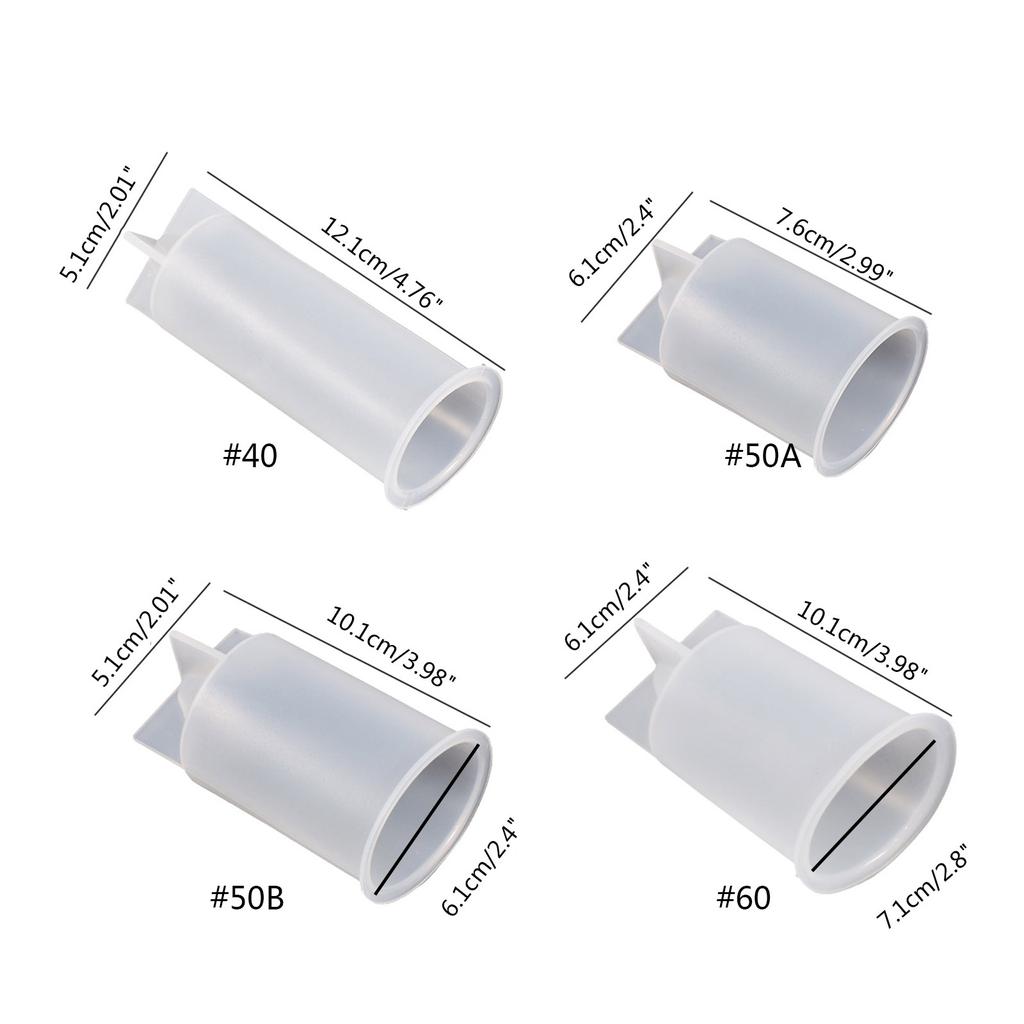 Cylinder Candle Silicone Mold for Candle Making,Pillar Aromatherapy Candle Resin Mould Epoxy Resin Casting Mold for Soap