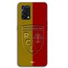 Phone Case - MANIACASE - Oppo A95 - TPU Silicone - Yellow and Red Background Logo - Black