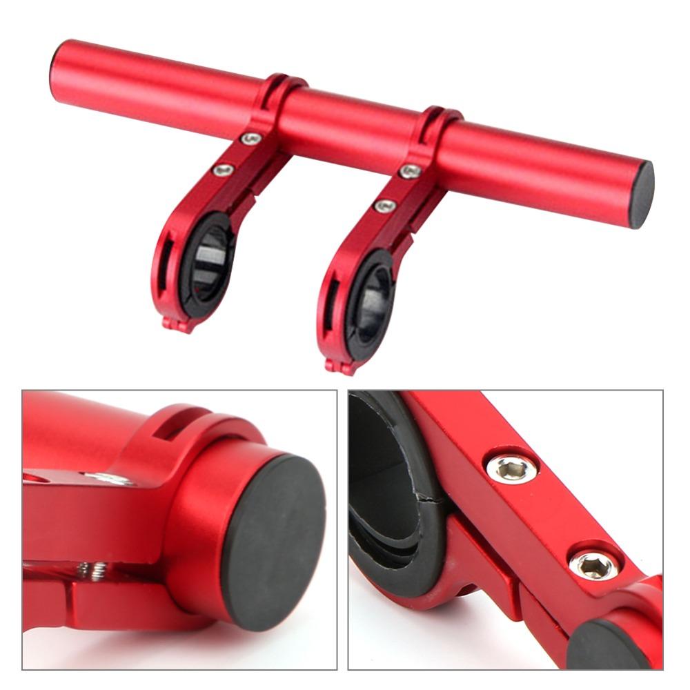Double Clamp Bicycle Handlebar Bracket  for Speedometer Mount,Flashlight Holder,Bike Light Mounting