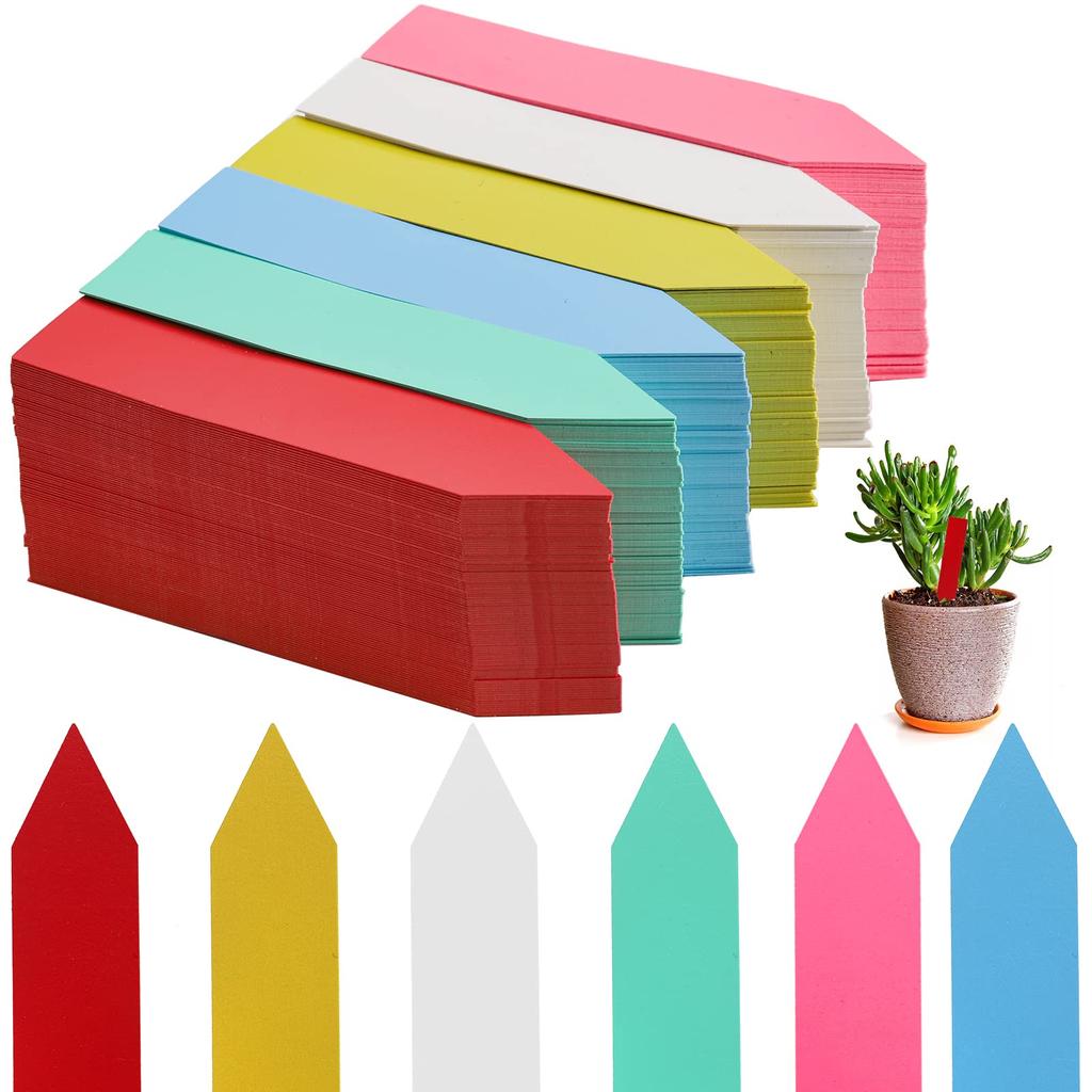 Plant Stake Labels 4 Inch 100Pcs Plastic Nursery Plant Name Tags for Seedlings Garden Labels Markers Gardening Deals Supplies