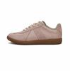 Leather Retro German Training Shoes Women's Classic Little White Shoes Spring and Autumn New Versatile Lace-up Flat Baseplate Shoes Sports and Leisure