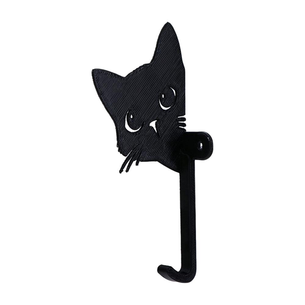 3D Printed Kitten Wall Hooks Cute Key Holder Creative Hanging Hook  Bathroom