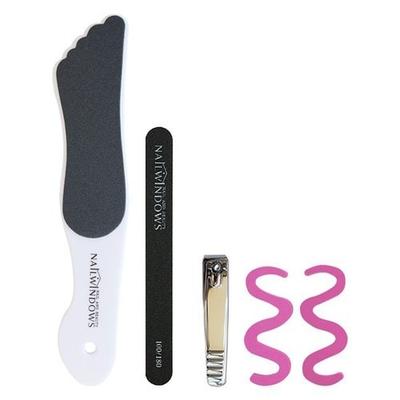 Foot Care Tool Set Callus Remover Foot File Nail File Wood File Nail Clipper