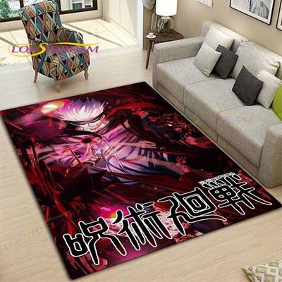 Cartoon Jujutsu Kaisen Bodenmatte Fußmatte Badezimmer Rutschfester Teppich Anime Teppich Druck Bodenmatte Teppich