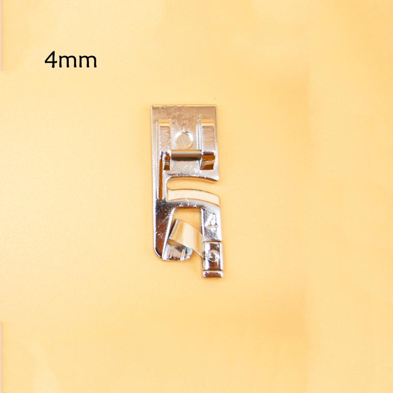 Rollsaum-Nähfuß für Haushalts-Mehrzweck-Nähmaschinen Zubehör Rollsaum-Nähfuß 3MM/4MM/6MM