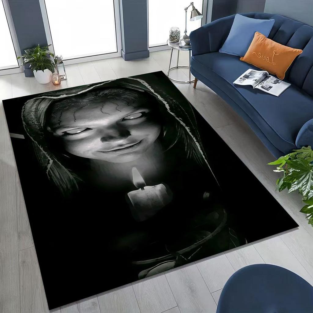 27 Style Terrifying Ghost Spirit Apparition Specter Gothic Rug for Bedroom Living Room Sofa Home Doormat Decor,Non-slip FloorMat