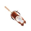 Horse Stick Toy Plush Soft Cartoon Look Sound Effect Horse Head Stick Toy with Wheels and Thickened