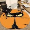 1pc Cat Whiskers Office Round Area Rug, Indoor Mat Suitable ForOffice, Under Office Chairs Bedroom Living Room Home Decor, Room Deco u36