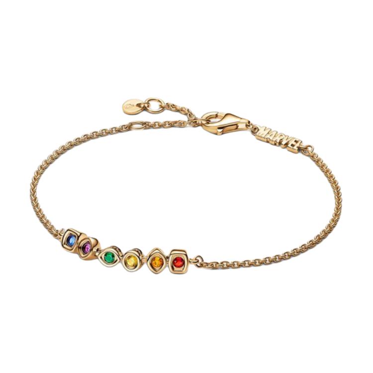 Pandora Multicolor Design 14K Gold Plated Bracelet Women bracelets 562960C01 Box