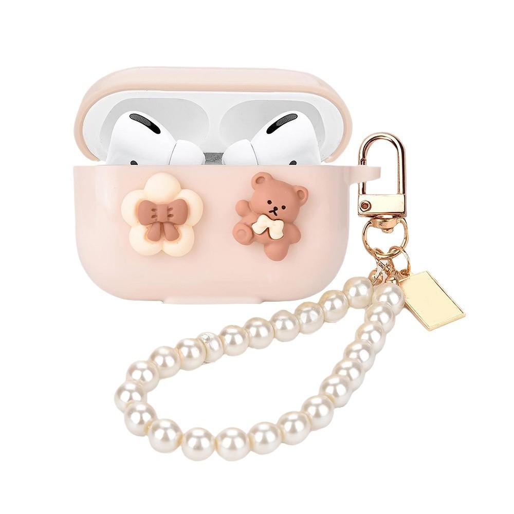 Cartoon cute three-dimensional bear bluetooth headset cover AirPods1st generation/1st generation/1st generation protective case AirPodsPro