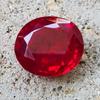 50.00 Ct Natural Mozambique Red Ruby Oval Cut Certified Loose Gemstone