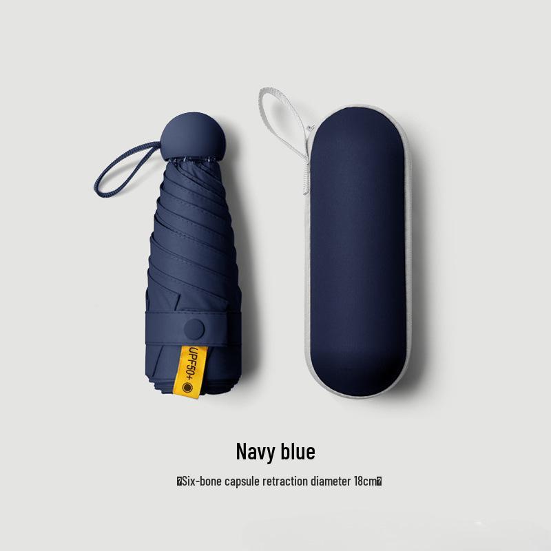 50% Off Women's Portable Sun Umbrella - Anti-UV, Manual Folding, Rain or Shine Parasol