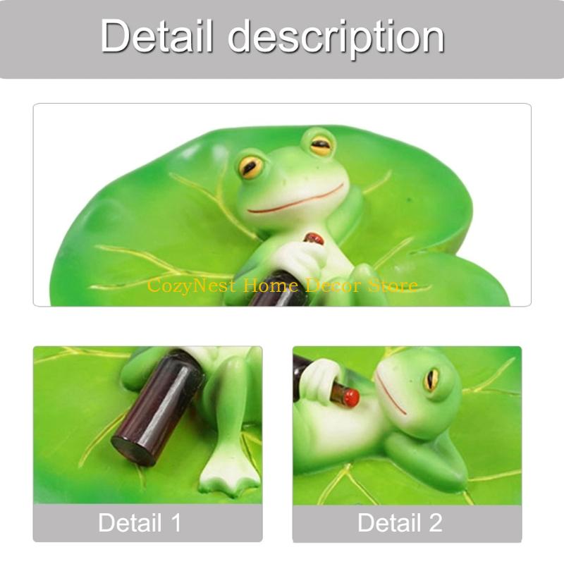 

92MF Floating Frogs Garden Decoration Natural Theme Resin Figure Outdoor Waterproof Design Sculpture China Mainland