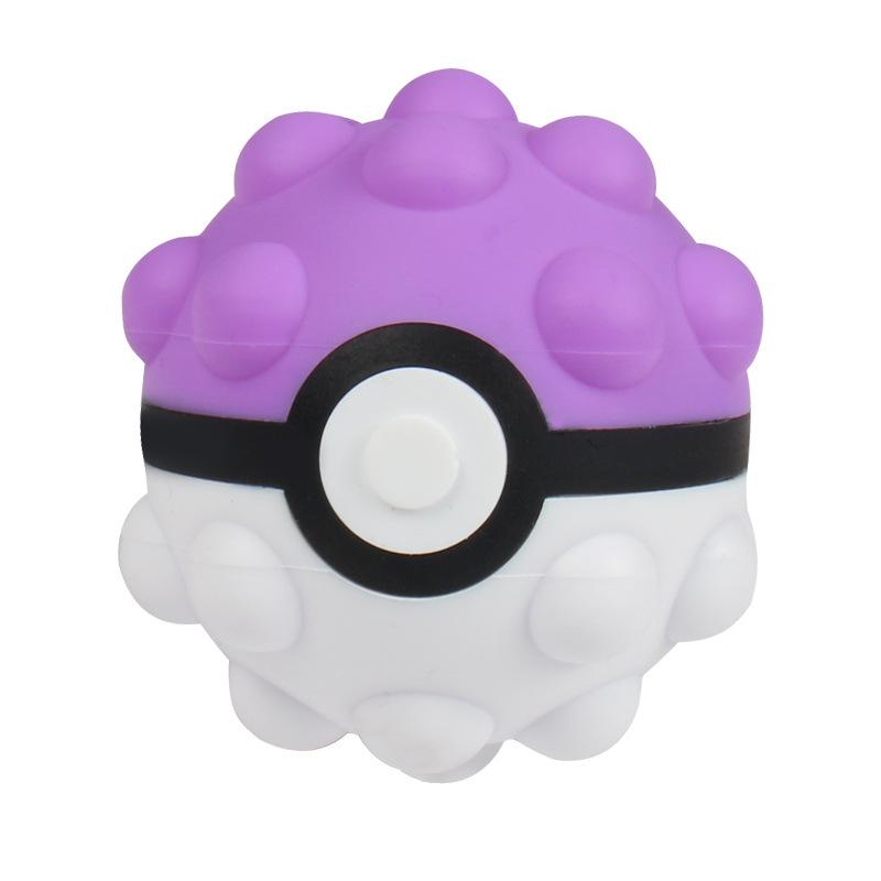 Decompression Toys 6Styles Cute Poke Ball Pinching Chronic Rebound Toys Small Unzip Ball Portable Play Children Gifts