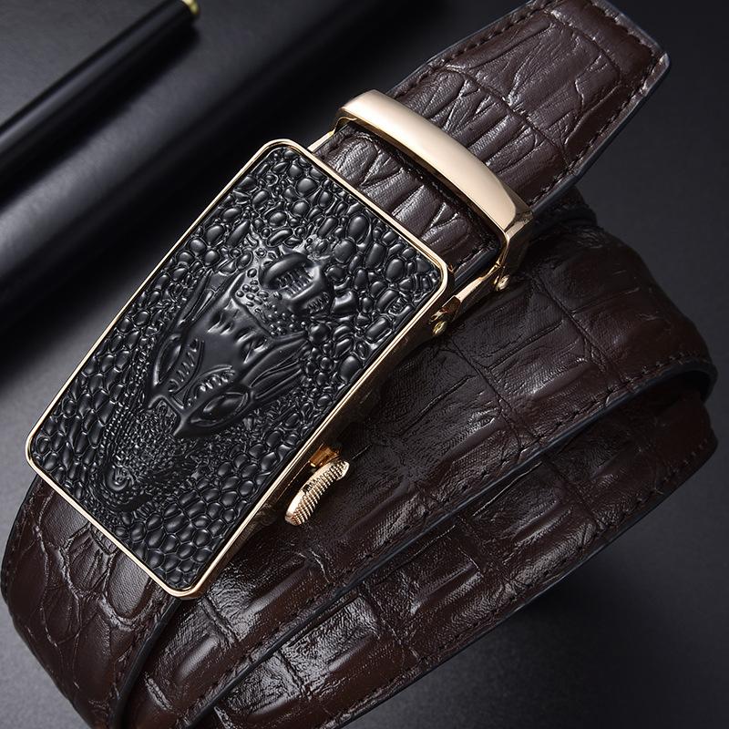 New Belt Men's Automatic Buckle Belt Men's Belts Business Men's Belts