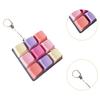 Tastatur Fidget Schlüsselanhänger 9 Tasten Tragbar Clicker Sensorisches Spielzeug für Teenager Erwachsene Büro Zuhause