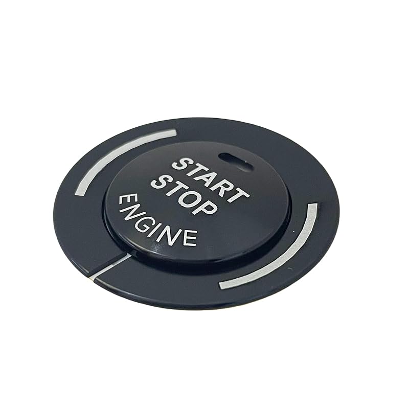 Engine Push Start Stop Button Cover for Infiniti Q50L QX50 Q50 QX56 Q60 QX70 Q70L QX80 QX30, Ignition Button Decoration Trim & Ring Protector