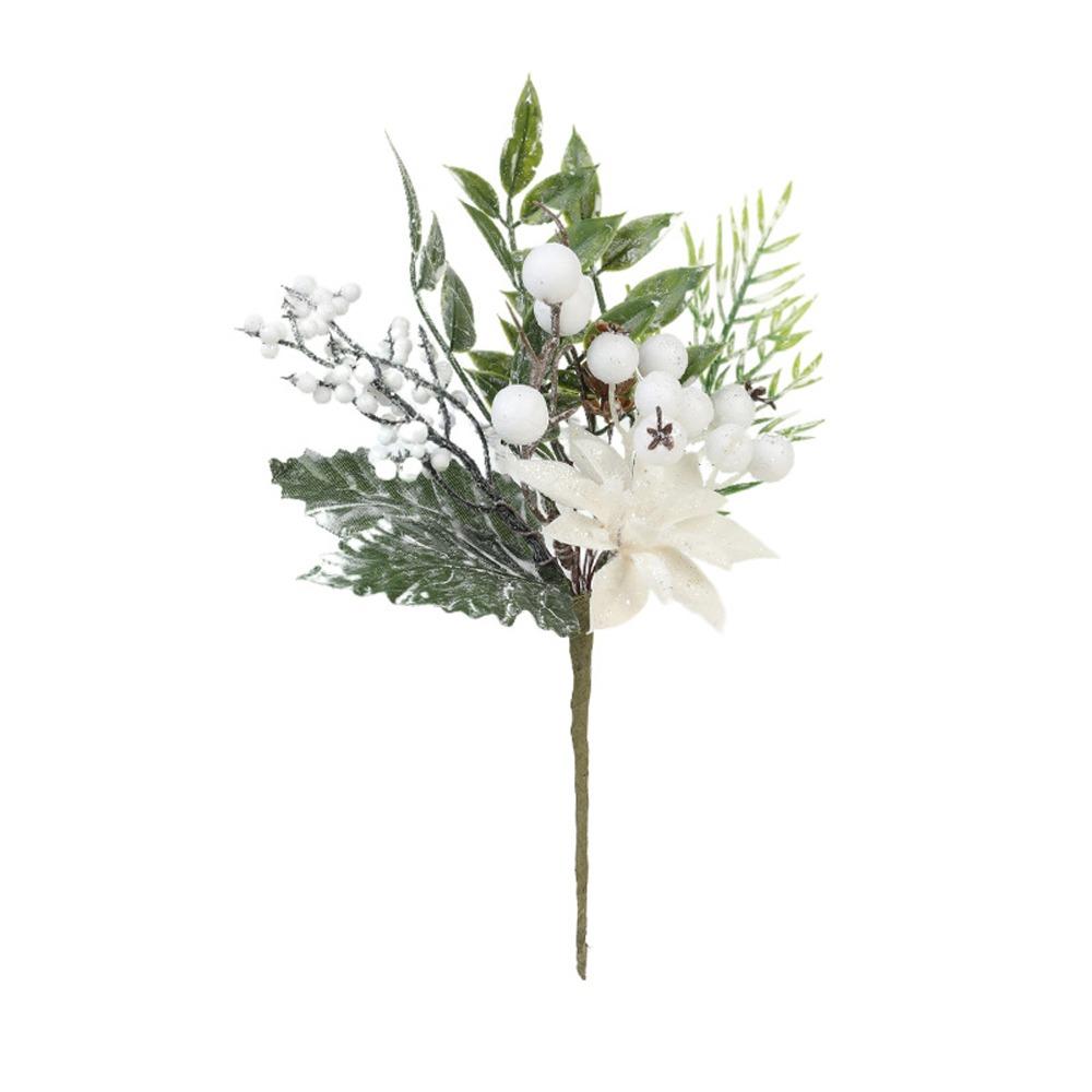 

Lifelike Artificial C Plastic Fake Plant Simulation Pine Cone Branches Home New Year Decor Style 1