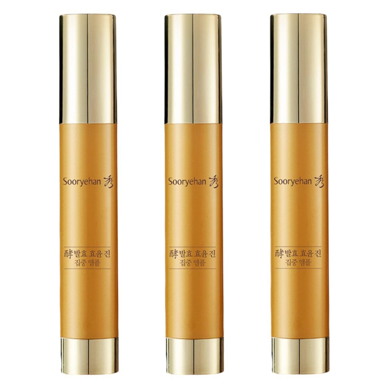 Sooryehan Hyo Yun Fermented Intensive Ampoule Anti-Aging Firming Serum 30ml x 3pcs