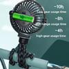 Portable Fan USB Rechargeable Mini Folding Telescopic Floor Low Noise Electric Fan For Household Bedroom Office