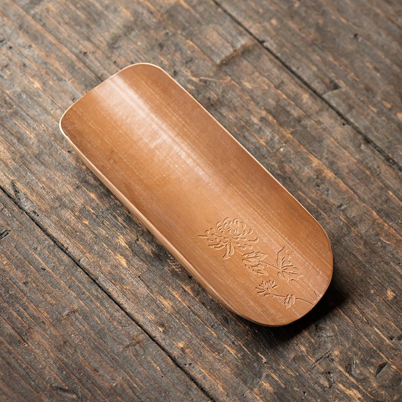 Janpanese Style Tea Scoops Vintage Handmade Bamboo Tools Kung Fu Tea Ceremony Utensils Tea Spoon Teaware Accessories 2025 New