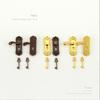 1/6 1/12 Doll House Simulation Miniature Mini Retro Patterned Door Lock Model Decor