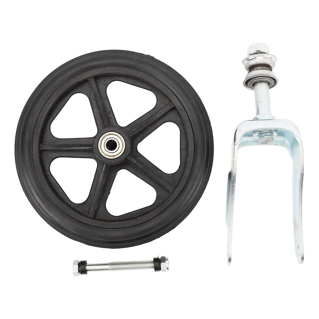 6 Inch Wheelchair Front Wheels with Front Fork Drive Steel Bearing Wheel Front Fork for Wheelchair
