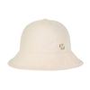 VARZAR VA Square Stud 6-Panel Bucket Hat Ivory