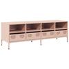 VidaXL TV Cabinet Pink 135x39x43.5 Cm Cold-rolled Steel, TV Stand, TV Buffet, Hi-fi Cabinet, TV Bench, Metal Cabinet, 851329