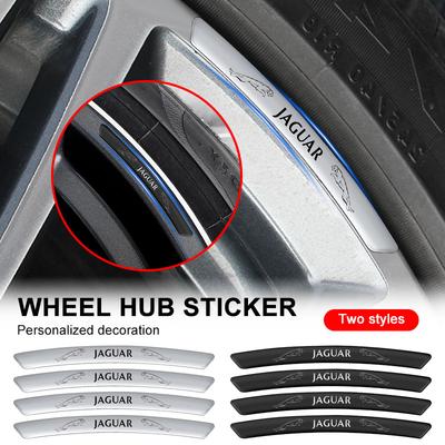 Stile Auto Distintivo Mozzo Ruota Auto Adesivi Cerchione Pneumatico Accessori Per XF XJ XE S-Type F-Type X-Type F-Pace I-Pace E-Pace XFR XKR